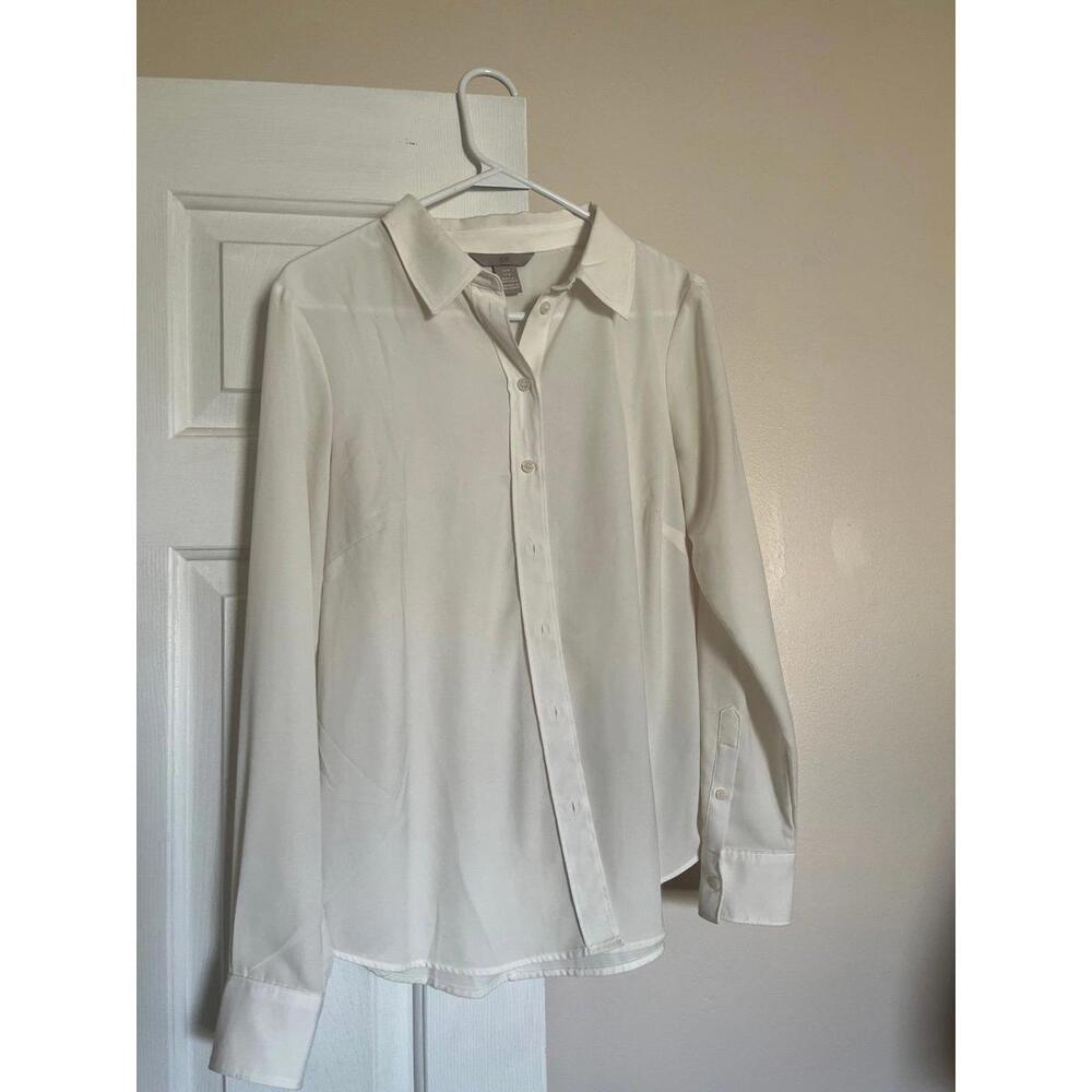 White button down